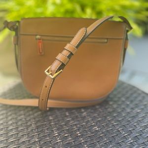 Michael Kors Romy suede pocket book/crossbody/purse gently used.